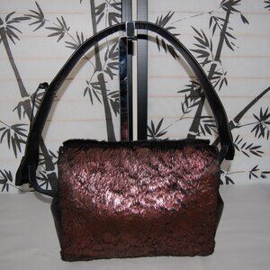 ALEXANDER WANG ❤️SMS F14 ITALY Pony Hair Leather Purse Handle HANDBAG Shoulder